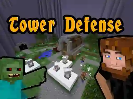 Mchezo Minecraft Tower Defense online