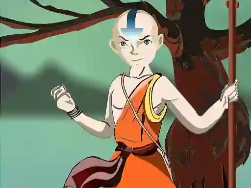 Mchezo Avatar Aang DressUp online
