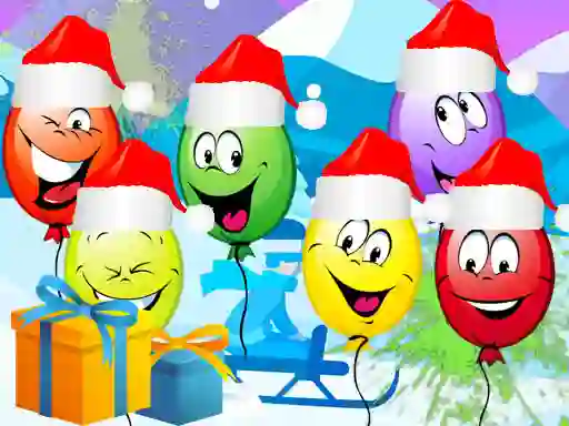 Mchezo Christmas Balloons Bursting online