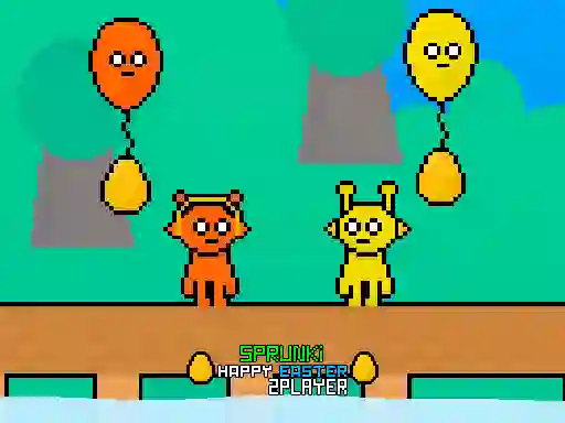 Mchezo Sprunki Happy Easter 2Player online