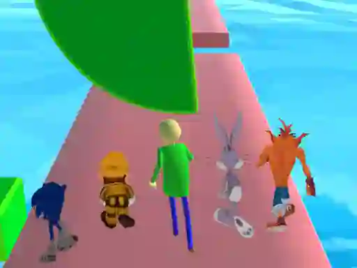 Mchezo Fun Race 3D baldi's basics online