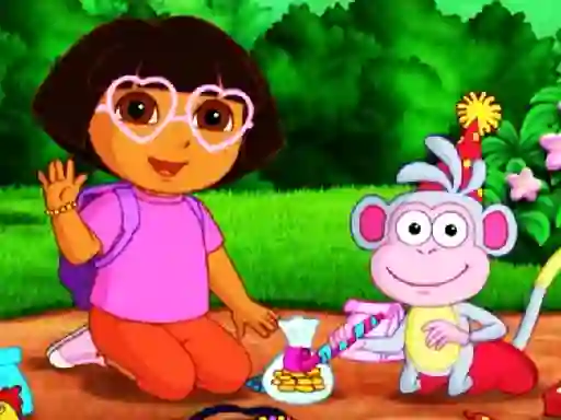 Mchezo Dora Kids Puzzles online