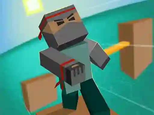 Mchezo Blocky Parkour Ninja online