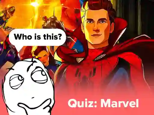 Mchezo Quiz: marvel online