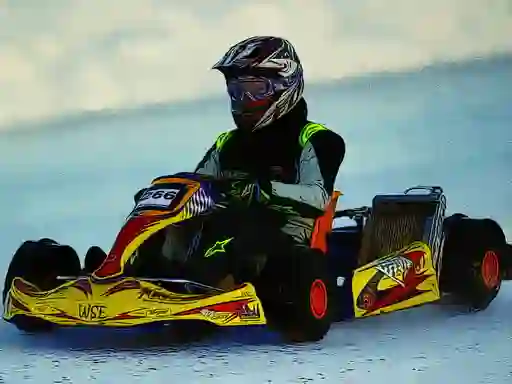 Mchezo Kart Racing Jigsaw online