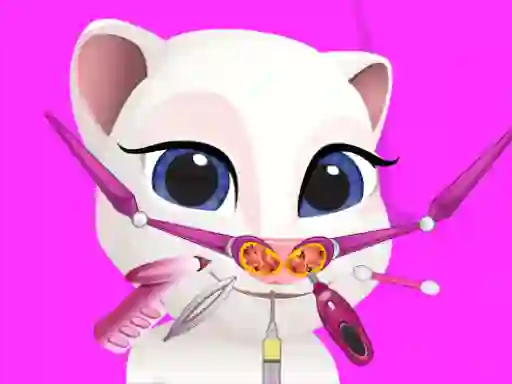 Mchezo Little Angela Nose Doctor online