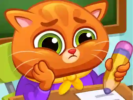 Mchezo Lovely Virtual Cat At School online