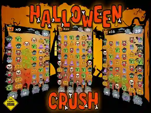 Mchezo Halloween Crush online
