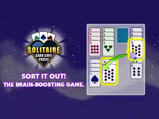 Mchezo Solitaire Card Sort Puzzle online
