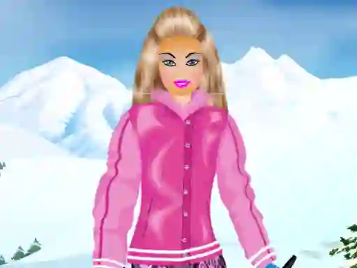 Mchezo Barbie Snowboard Dress online
