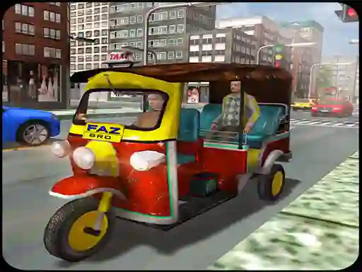 Mchezo Tuk Tuk City Driver 3D online