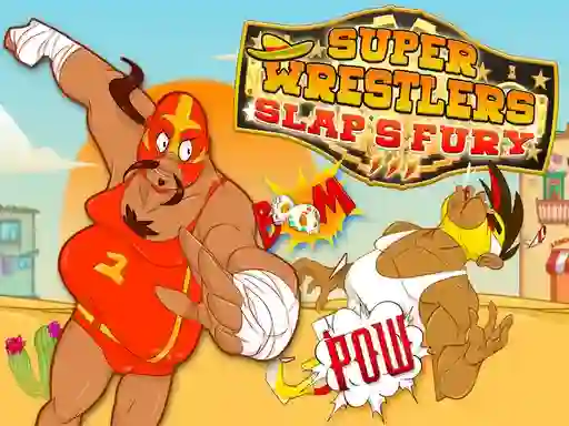 Mchezo Super Wrestlers : Slaps Fury online
