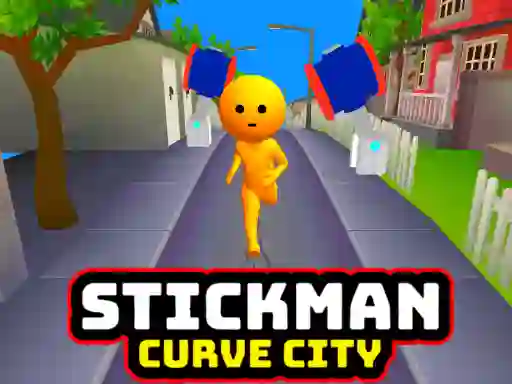 Mchezo Stickman Curve City online
