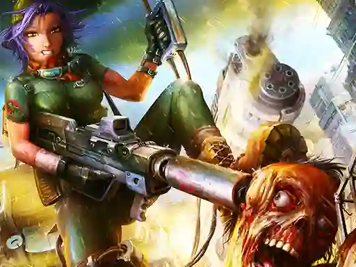 Mchezo Zombie terror online