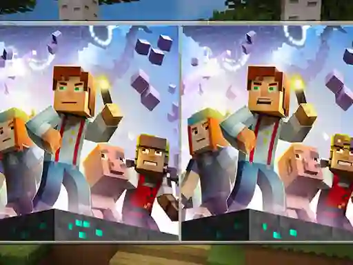Mchezo Minecraft Differences online