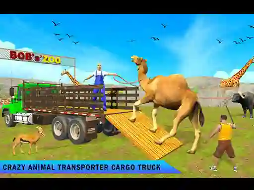 Mchezo Zoo Animal Transport Game online