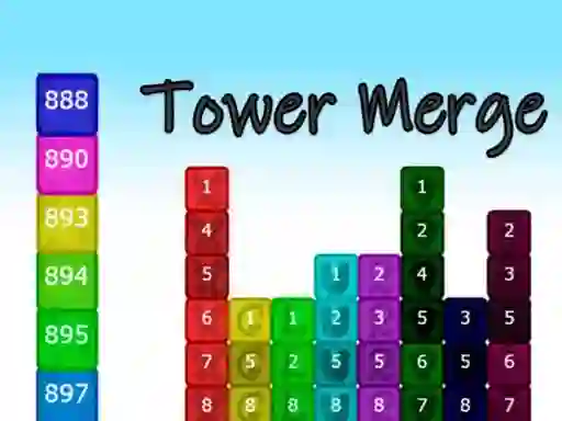 Mchezo Tower Merge online