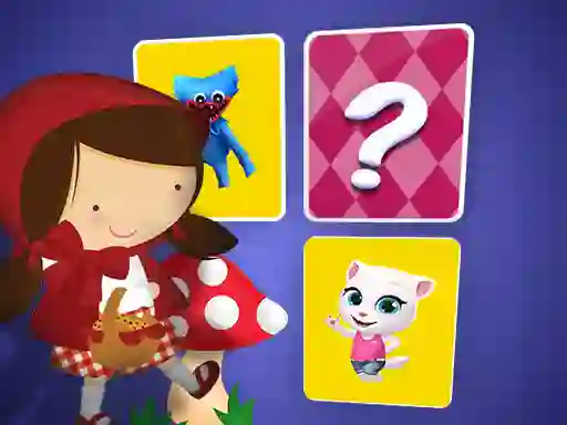 Mchezo Little Red Riding Hood Memory Card Match online