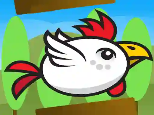 Mchezo Angry Flappy Chicken Fly online