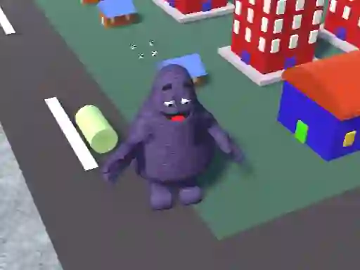 Mchezo Grimace Shake City Chaos online