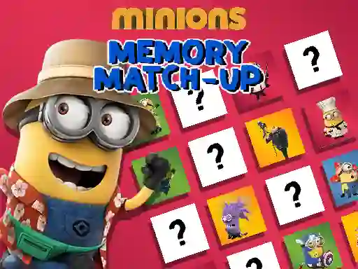 Mchezo Minions Memory Match Up online