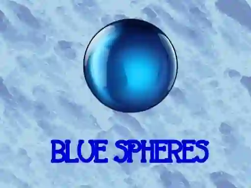 Mchezo Blue spheres online