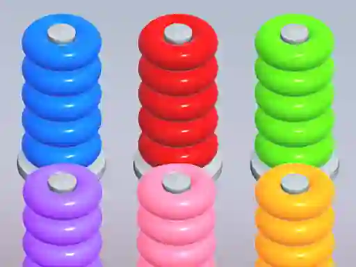 Mchezo Color Ring Sort online