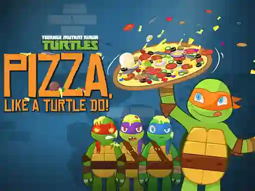 Mchezo Ninja Turtles: Pizza Like A Turtle Do! online