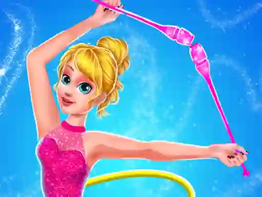 Mchezo Gymnastics Games for Girls Dress Up online