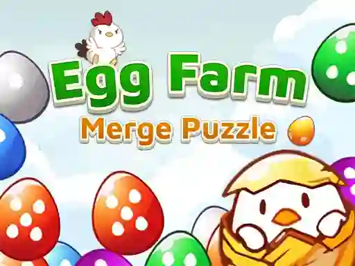 Mchezo Egg Farm Merge Puzzle online