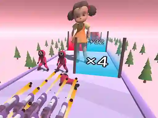 Mchezo Squid Game Gun Fest online