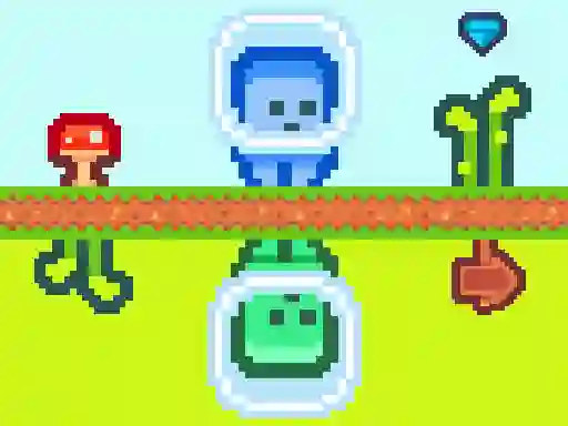 Mchezo Two Aliens Adventure online