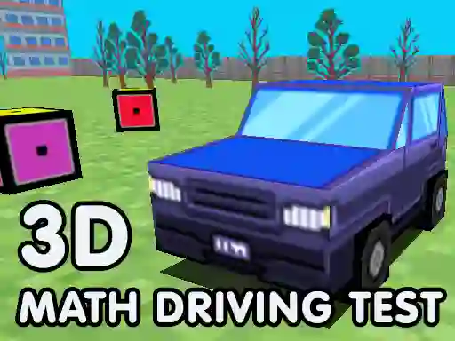 Mchezo 3D Math Driving Test online