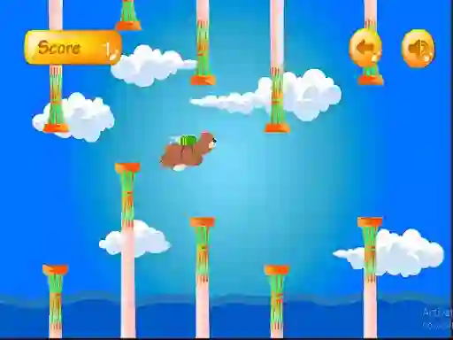 Mchezo Bear Flight online