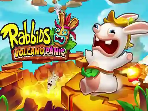 Mchezo Rabbids Volcano Panic online