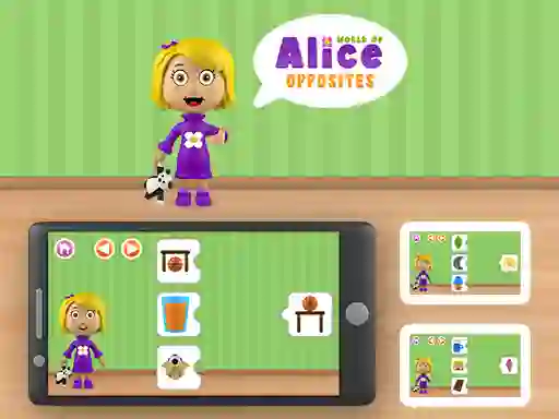 Mchezo World of Alice Opposites online
