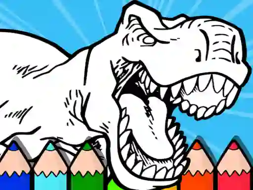 Mchezo Coloring Dinos For Kids online