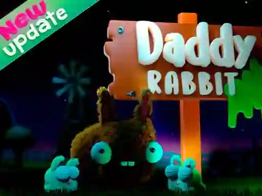 Mchezo Daddy Rabbit Zombie Farm online