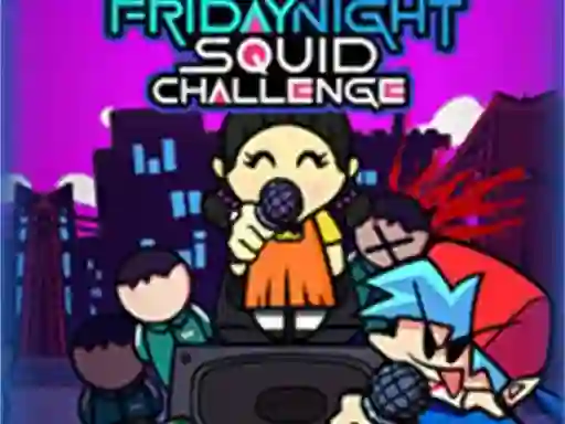 Mchezo Super Friday Night Squid Challenge Game online