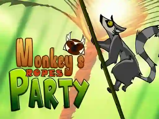 Mchezo Monkey's ropes party online