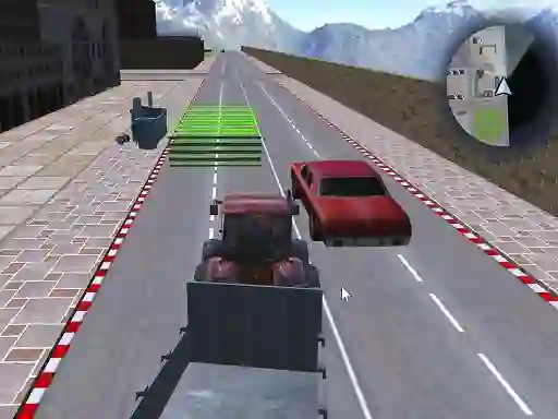 Mchezo Tractor Driving Garbage collect online