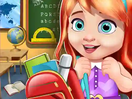 Mchezo My School Doll House Games online