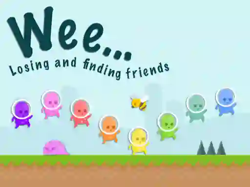 Mchezo Weee Losing and finding friends online