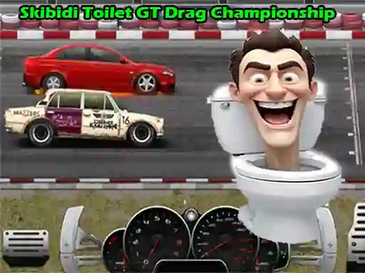 Mchezo Skibidi Toilet GT Drag Championship online