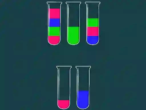 Mchezo Water Sorting Color in the bottle online