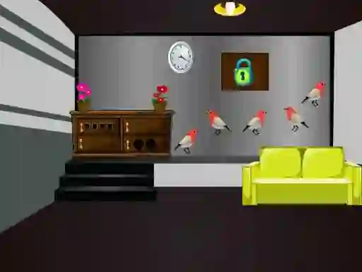 Mchezo Grey Checked Room Escape online
