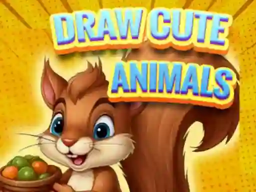 Mchezo Draw Cute Animals online