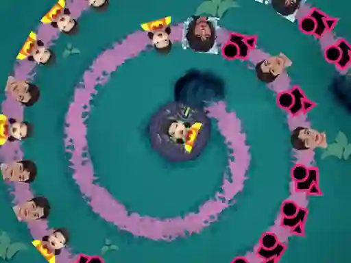 Mchezo Squid Game Bubble Shooter online