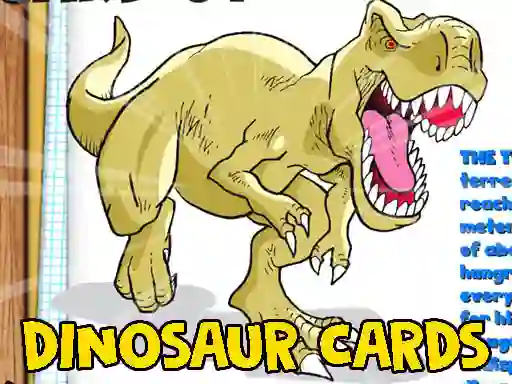 Mchezo Dinosaur Cards online