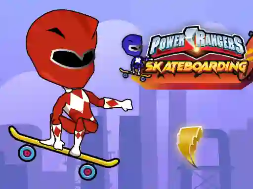 Mchezo Power Rangers Skateboading online